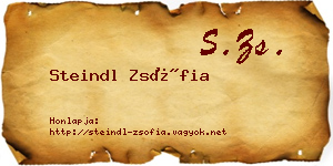 Steindl Zsófia névjegykártya