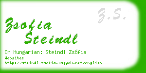 zsofia steindl business card