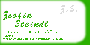 zsofia steindl business card